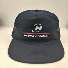 Vintage MADE IN USA Hydro Conduit Mesh Trucker Hat Snapback Cap NWOT NOS