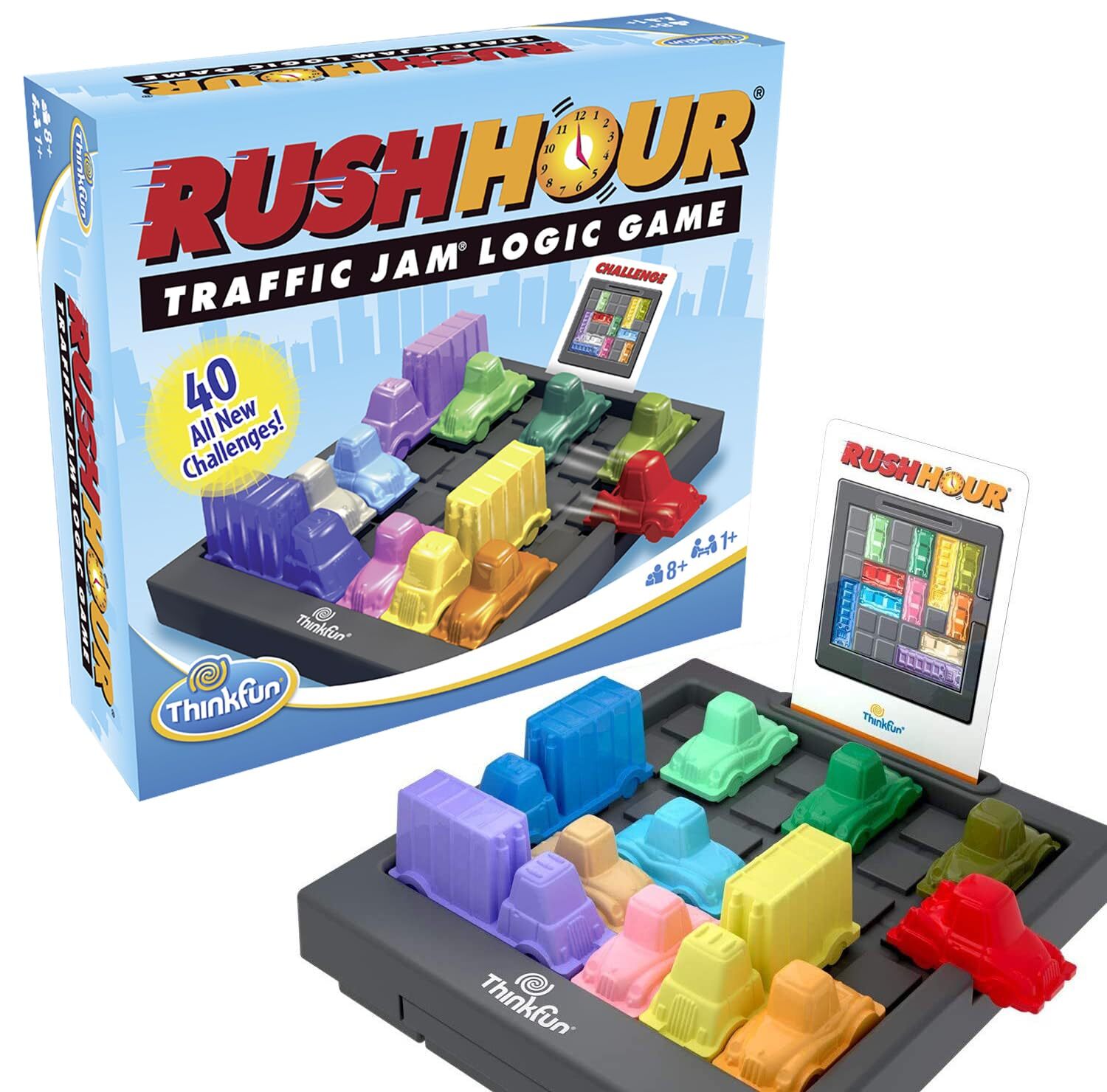 Thinkfun Rush Hour - Traffic Jam Logic, Brain & Challenge Game - STEM Toys for B
