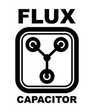 Flux Capacitor Die Cut Vinyl Decal Back To The Future Time Travel