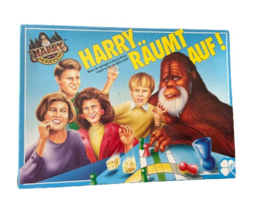 Harry räumt auf! Klee Brettspiel Harry und die Hendersons TOP ZUSTAND komplett!!