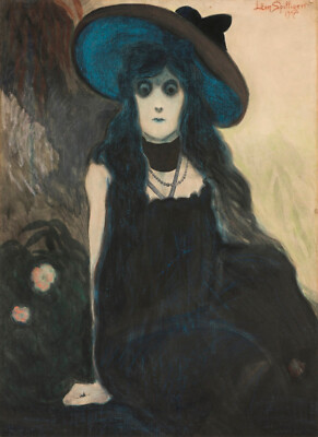 Leon Spilliaert - The Absinthe Drinker (1907) - 17'' x 22'' Fine Art Print