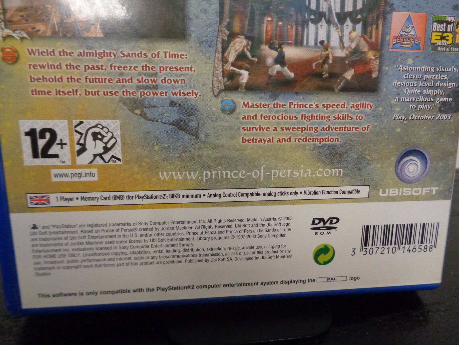 Prince of Persia: The Sands of Time (Sony PlayStation 2, 2003) for sale  online