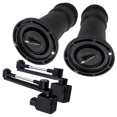 Paar Federbalg + 2 x Höhe Niveausensor for Land Rover discovery 2 1998-2002