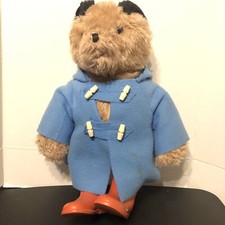 Paddington Bear Eden Toys Vintage 1977 Plush London England Red Boots 21