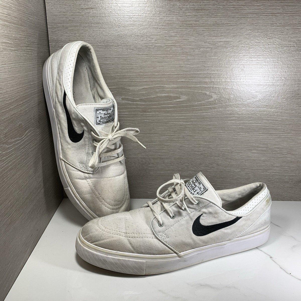 Sneakers Stefan Janoski Hombre Blanco White Leather Stefan Janoski