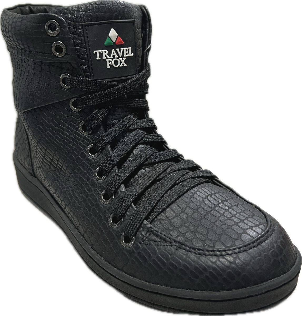 Travel Fox Men's 900's Series Black Leather Casual Shoes 916101