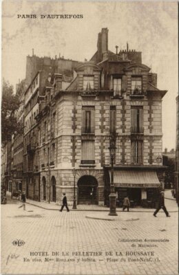 CPA AK Paris 1e - Hotel de le Pelletier (58150)