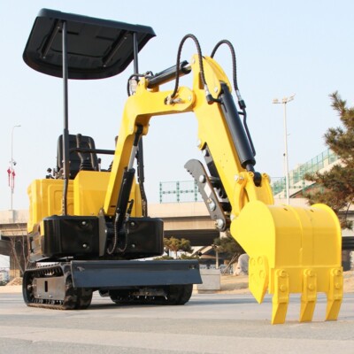 Free Shipping 1Ton Mini Excavator Hydraulic USA Garden Gasoline Crawler Digger
