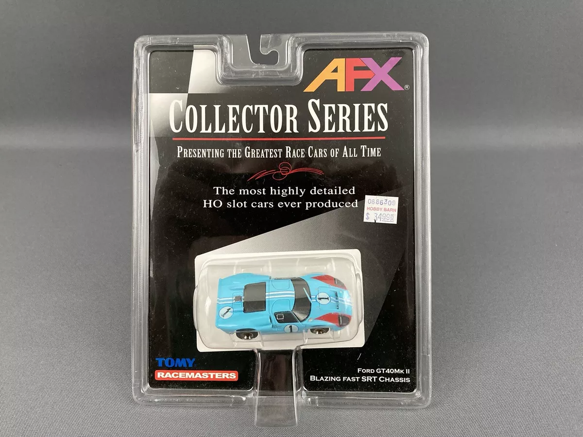 RARE Tomy AFX Collector Series 1966 Ford GT 40 MK II 1 Blue HO Slot Car NIB