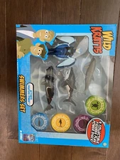 Wild Kratts 4-Pack Action Figure Set - Activate Creature Power - Swimmers