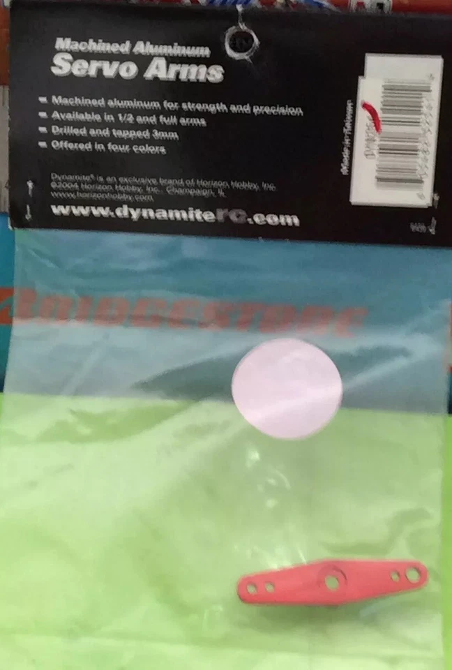 Dynamite Machined Aluminum Servo Arm Red JR AirtronicsDYN2544 - Image 2 of 4