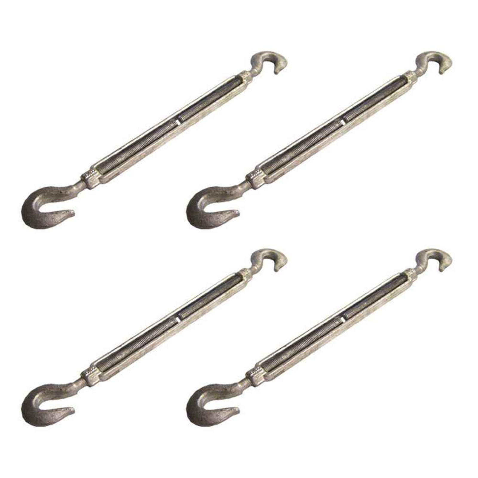 US Cargo Control 1/4 Inch x 4 Inches Galvanized Hook and Hook