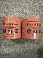Lot 2 UNITS - Skin  Coat Soft Chewable Bites 90 Fatty Acids Salmon Oil- NEW