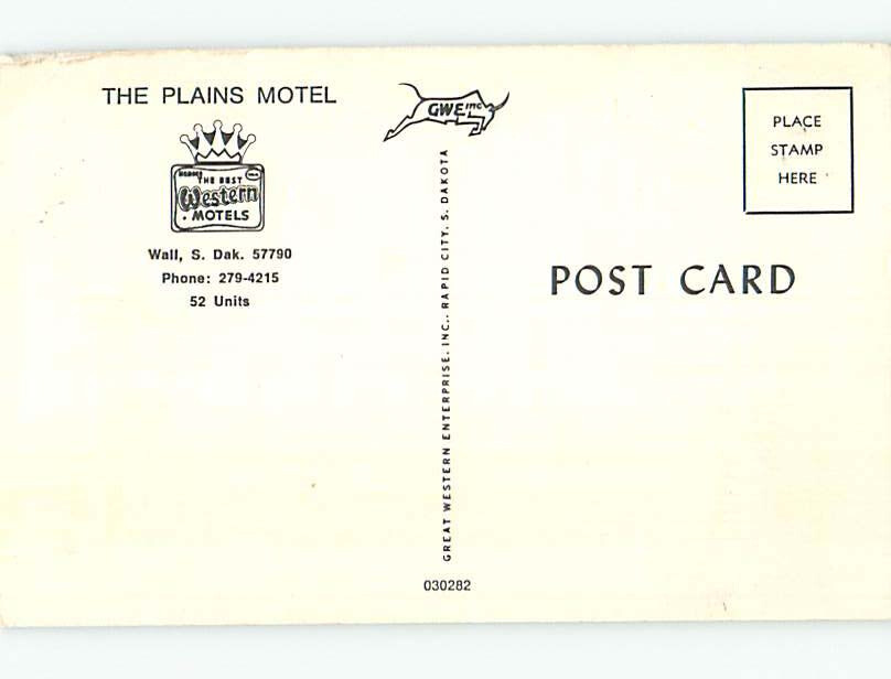 Pre1980 OLD CARS & PLAINS MOTEL Wall South Dakota SD make an offer
