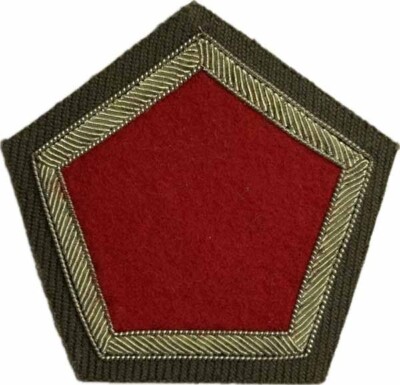 WWII VINTAGE US ARMY 5th RCT BULLION SHOULDER SLEEVE INSIGNIA SSI PATCH ...