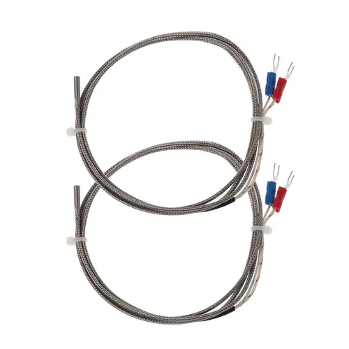 2pcs K-Type Temp Sensing Probe Measure Range 0 to 600°C for Thermocouple Sensor