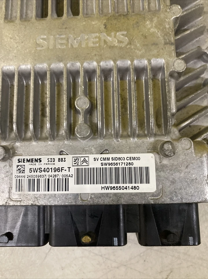 MÓDULO CONTROL MOTOR PEUGEOT 407 HDI SIEMENS ECU 5WS40196F-T Foto 3 de 4