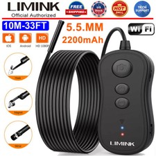 5.5mm Wireless Endoscope 2200mAh Borescope Semi-rigid Cable Inspection Camera