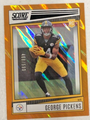 GEORGE PICKENS SCORE #383 LAVA 468/599 ROOKIE RC | eBay