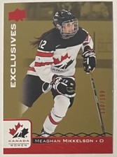 Meaghan Mikkelson 2017 Upper Deck Team Canada Women Exclusives Red /199