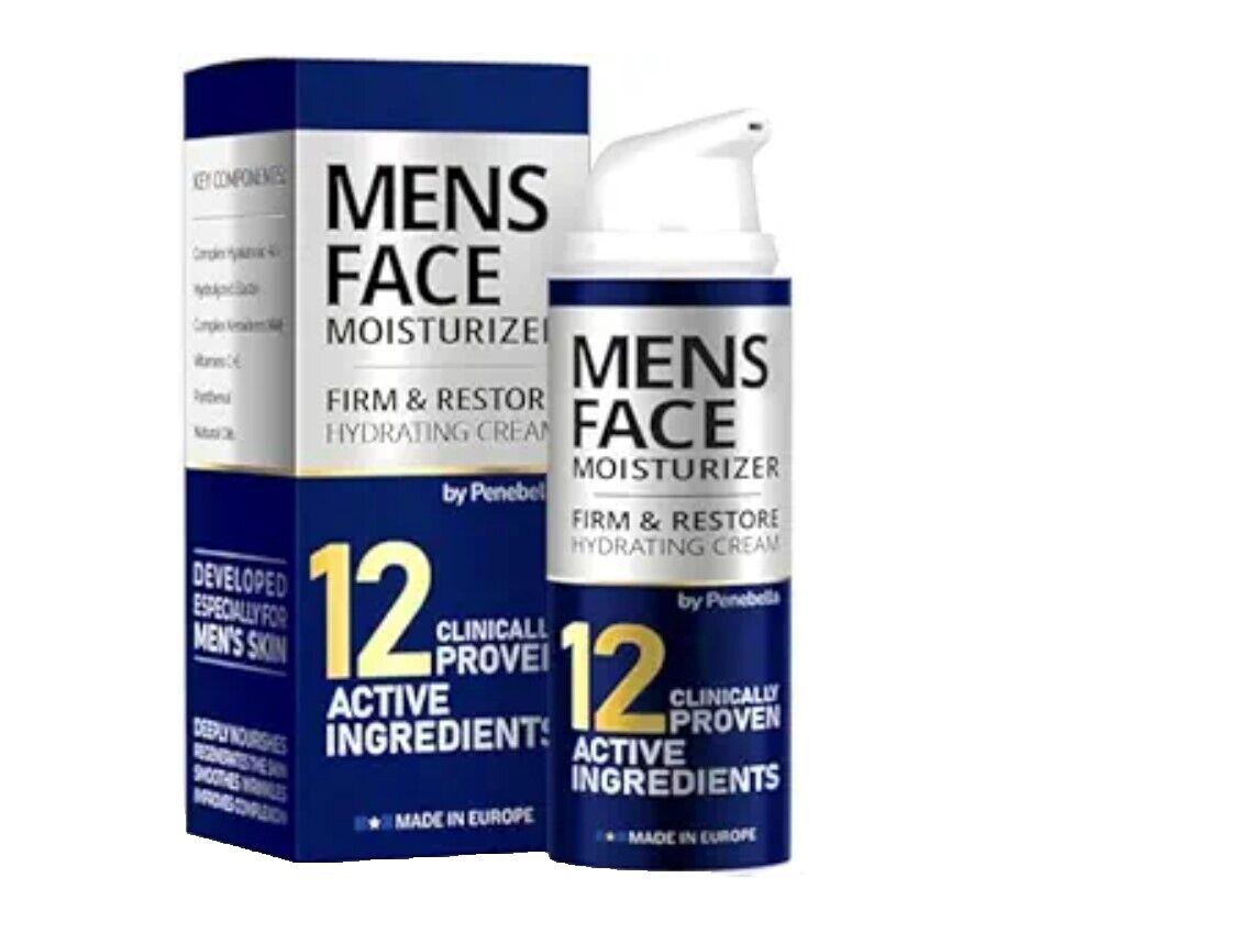 Particle Men Face Cream - 6 in 1  Moisturizer Treatment Anti Aging (1.7 Oz)