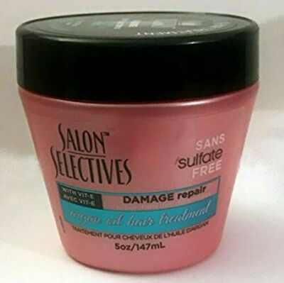 Salon Selectives Damage Repair, Argan Oil Hair Treatment, 5 oz  *NEW* 