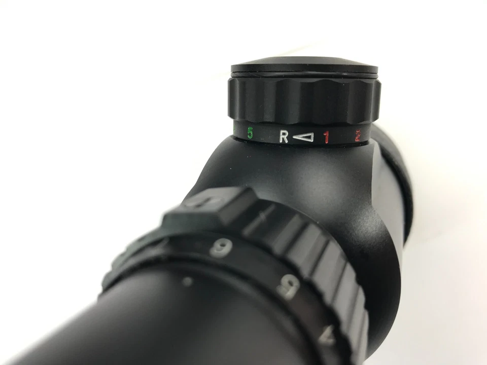 Mira para rifle Aim Sports 3-12X50 mm doble punto mil iluminado + caja 8024-RT Foto 4 de 4