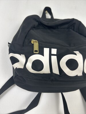 ADIDAS Unisex Linear MINI Backpack Black White 9.5