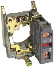 FREE SHIPPING O.$25. Yuco Replacement ZB4-BZ102 1 NC Contact Block Base XB4B