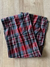 Scotland Shop 100 Wool Red Green Plaid Scarf
