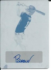 2018 Leaf Perfect Game National Showcase BEAU WIMPEE Cyan Plate Autograph 1/1