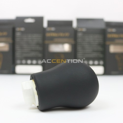 19mm 6S Black Leather Gear Shift Knob For Toyota Hilux Revo 2015-2020 - Picture 7 of 9