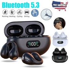 Bluetooth 5.3 Wireless Earbuds Open Ear Bone Conduction Headphones Sport Headset
