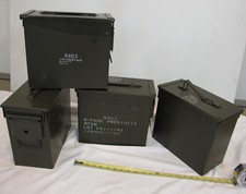 FOUR QTY - Tall 50 cal Ammo Can Set MADE IN USA Free Shipping @Lower 48 states