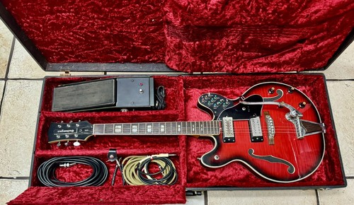 Guitorgan B-35 sunburst W/Pedal Controller & Original Hardshell Case - Picture 10 of 12
