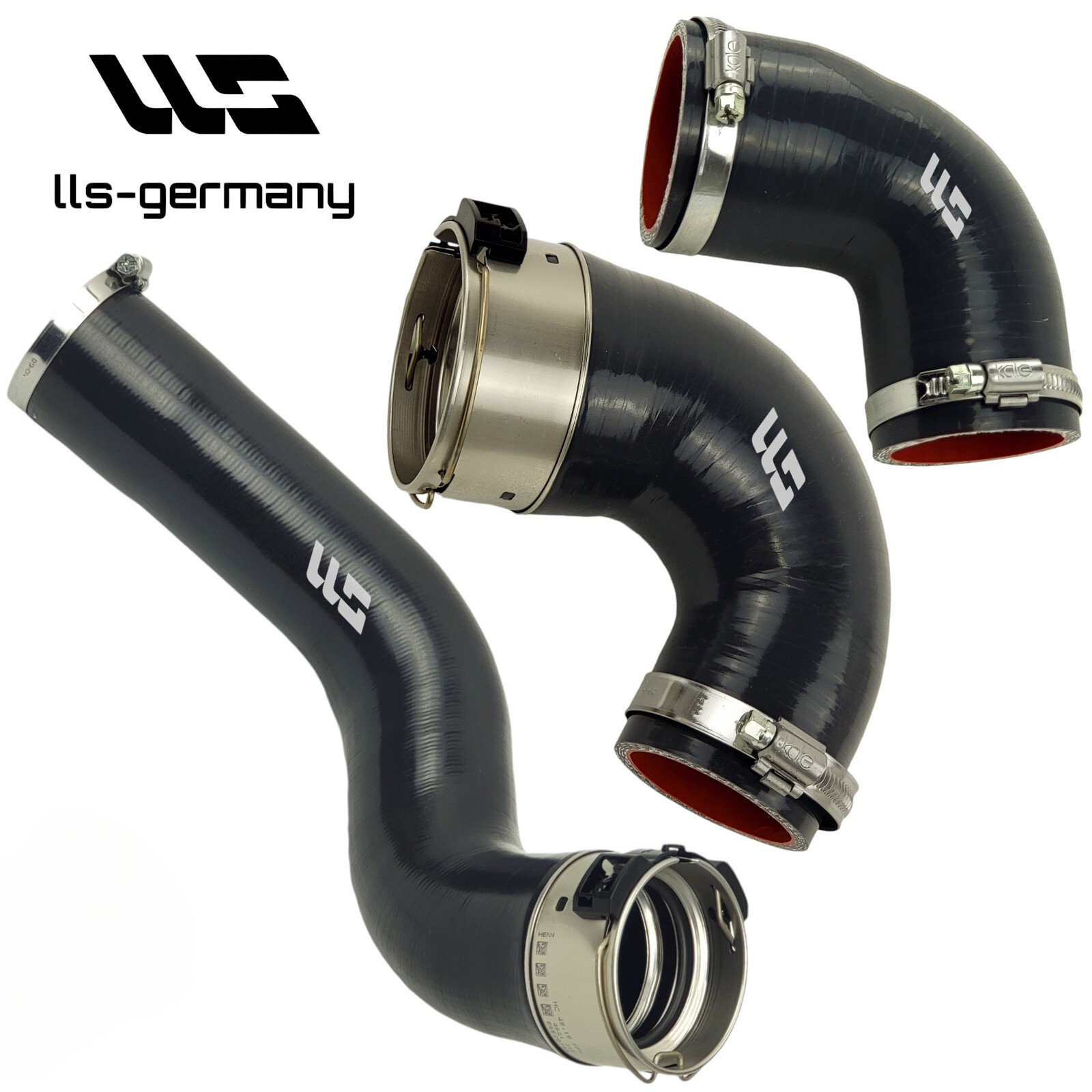 3X Intercooler Hose For RENAULT MASTER III 2.3 DCI Turbo Hose