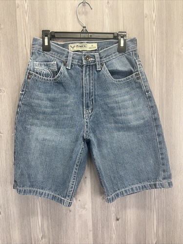 Avirex, Avirex Women’s Denim Bermuda Shorts Size 12 Medium Wash