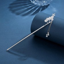 Chinese Hairpin Ancient Style Plum Blossom Tassel Hairpin Headwear for Women