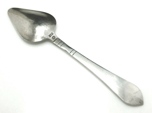 Cuchara de pomelo Georg Jensen Dinamarca 925 Esterlina Continental Triangular 5 3/4 - Imagen 5 de 7