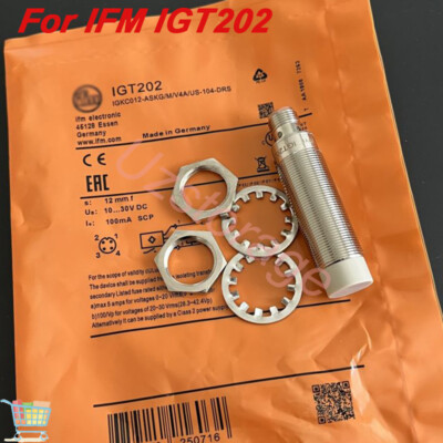 New 10-30VDC 100mA 12mm 4-Pins Inductive Proximity Switch Sensor For IFM IGT202
