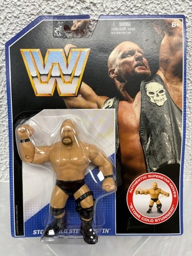 WWE Retro Series Stone Cold Steve Austin Action Fi...