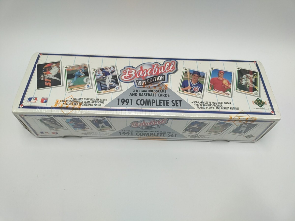 1991 Upper Deck Baseball Edition Complete Card Set Factory Sealed 