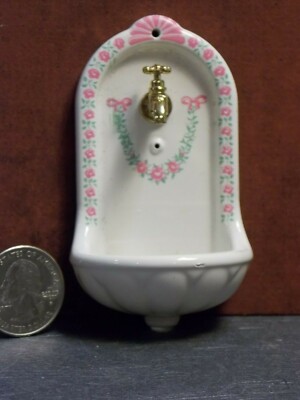 Dollhouse Miniature Sink Wall Mount 1:12 scale D156 Bodo Hennig Dollys Gallery