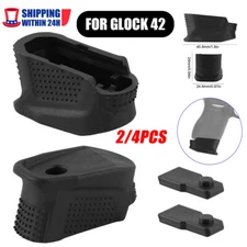 2/4pcs Add +2 Rd for Glock 42 G42 Enhanced Mag. Mag Grip Base Plate Extension US