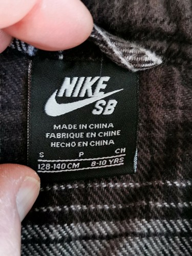 Nike SB Plaid Overshirt, Small, Boys 8-10Years, 128 - 140 cm - Picture 4 of 7