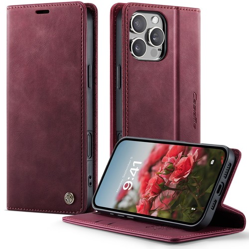 CaseMe-033 Luxury PU Leather Wallet Case Card Slots Stand Cover Shockproof Shell - 第 1/48 張圖片