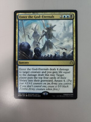 mtg god eternal cards MTG Enter the God-Eternals War of the Spark 196/264 Regular Rare