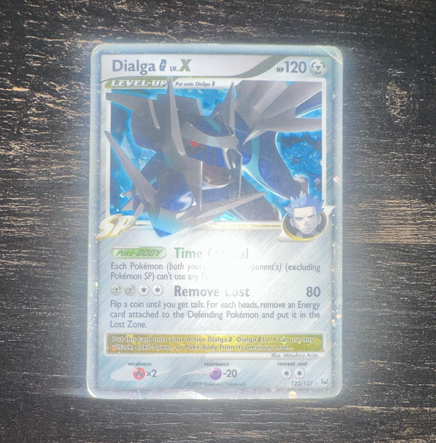 Pokémon TCG Dialga G LV.X 122/127 Platinum Holo SP Ultra Rare 120 HP