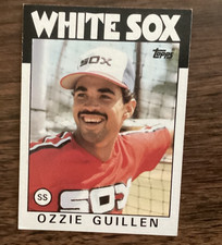 1986 Topps Ozzie Guillen Rookie card. rookie card picture