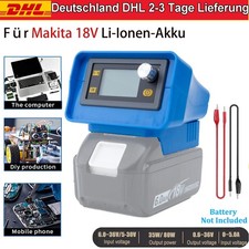 1xLED Portable Einstellbares DC-Netzteil (0-30V 0-5A) Für Makita 18V Li-ion Akku